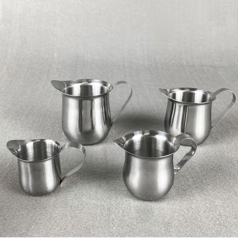 Barista Milk Jug - Stainless Steel Coffee Milk Frothing Pitcher