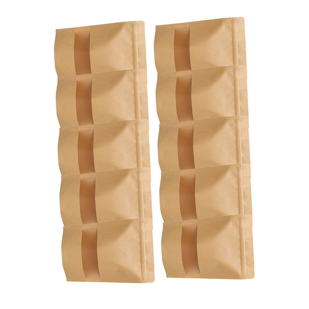 Coffee Tea & Jane - 50Pcs Eco Friendly Kraft Paper Stand