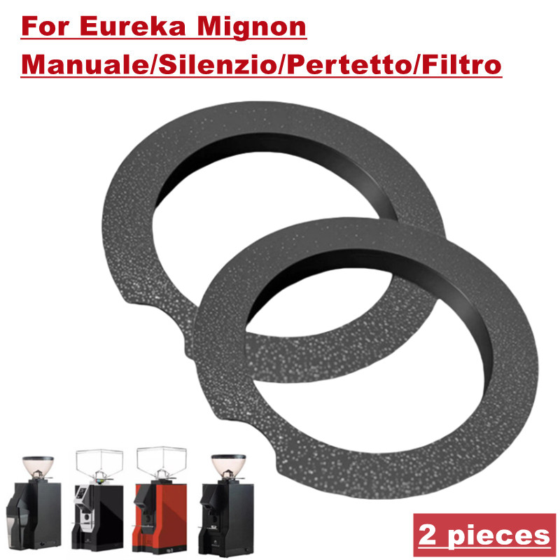 Burr Hand Grinder - 2pcs Anti-Clogging Ring for Eureka Mignon