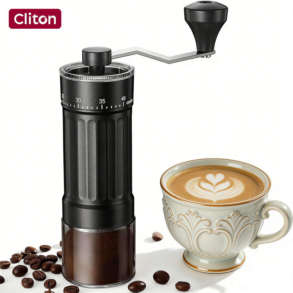 Burr Hand Grinder - External Adjustable Conical Burr Detachable Outdoor