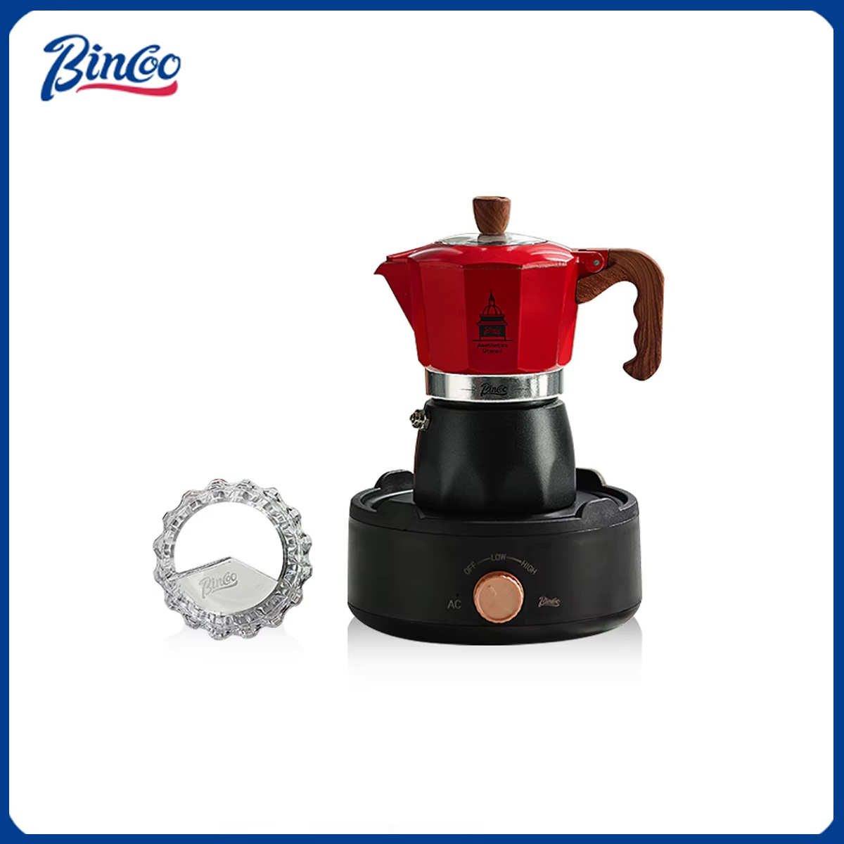 Bincoo Double Valve Coffee Mok - Moka Pot Stove ulasan dan harga