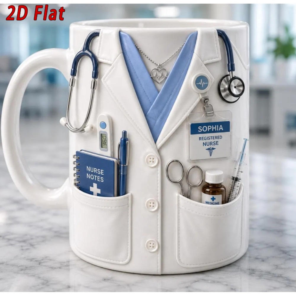 Custom Name Nurse Mug 11oz Cer - Coffee Tea Name ulasan dan harga