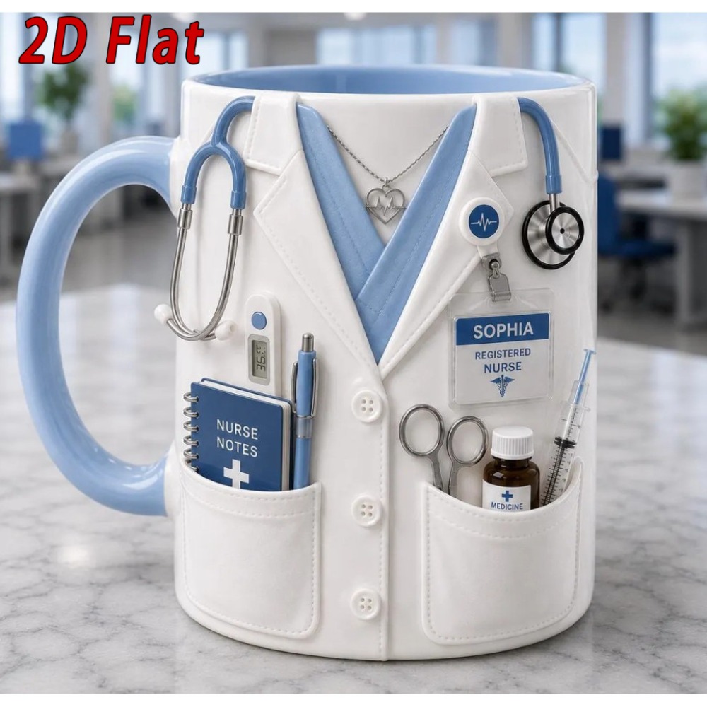 Custom Name Nurse Mug 11oz Cer - Coffee Tea Name ulasan dan harga