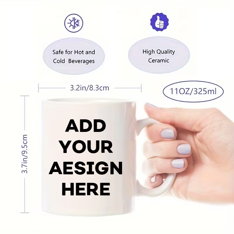Custom Name Image Text Cup 11o - Coffee Tea Images ulasan dan harga