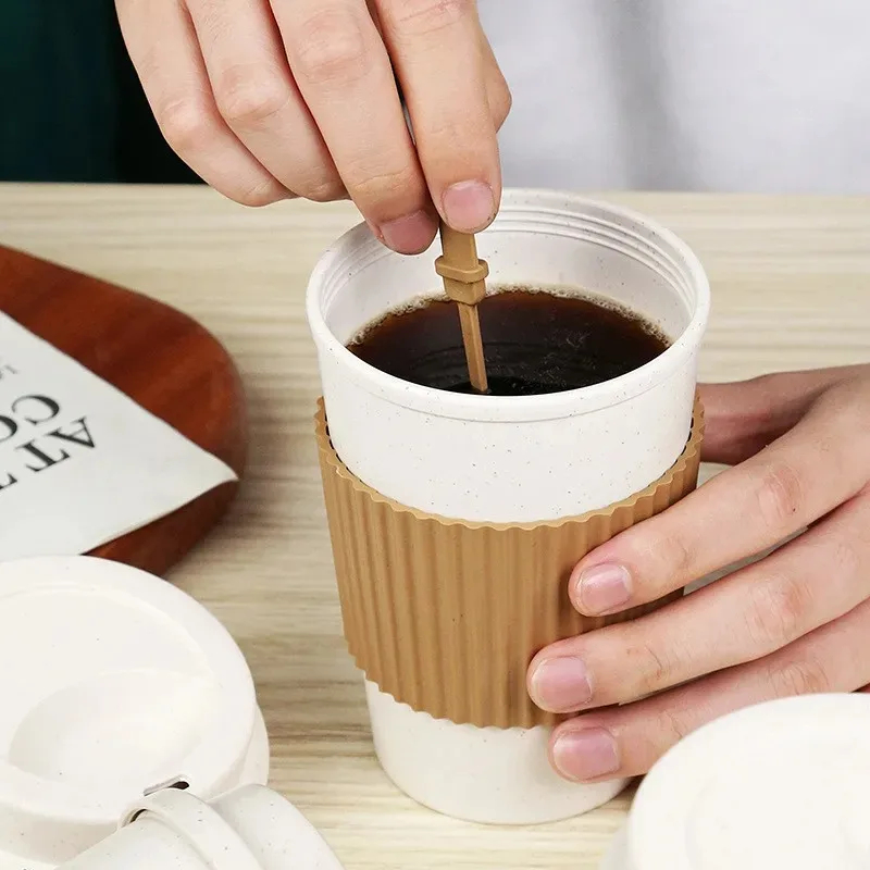 450ML Coffee Cups With Lids Wh - Xbloom Coffee Tea ulasan dan harga