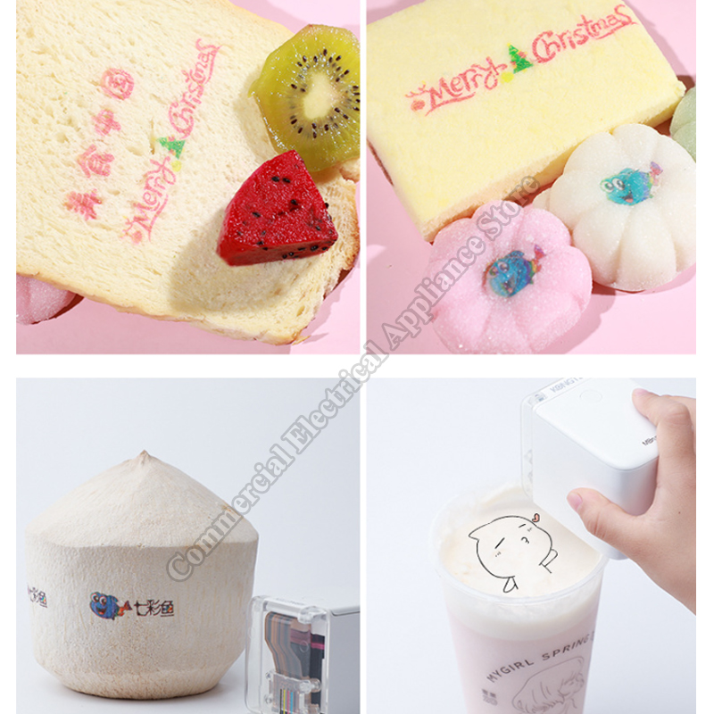Handheld Food Printer Food Wit - Coffee Tea Images ulasan dan harga