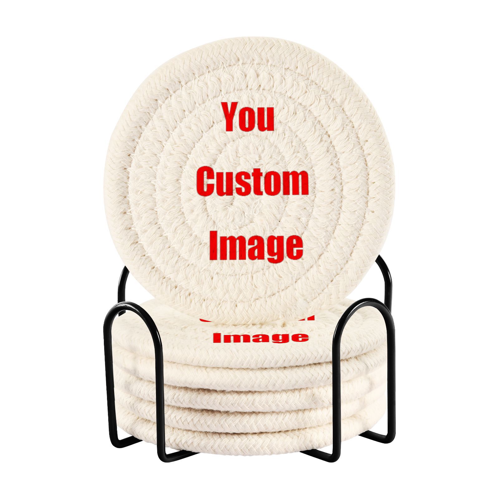 6Pcs Cup Coasters for Drinks A - Coffee Tea Images ulasan dan harga