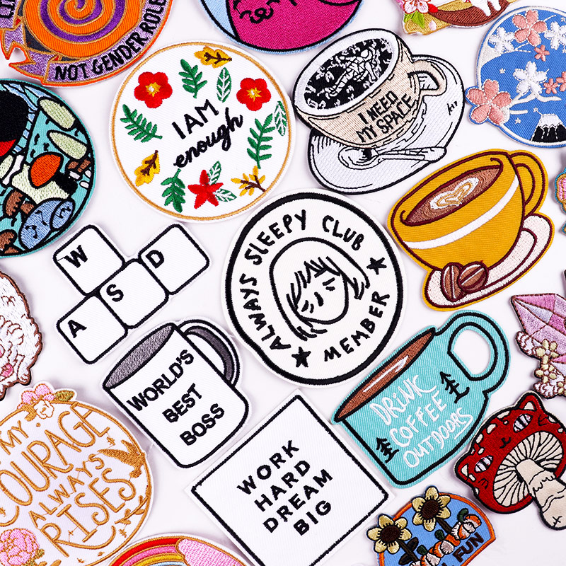 Coffee Cup Patches On Clothes  - Coffee Tea Name ulasan dan harga