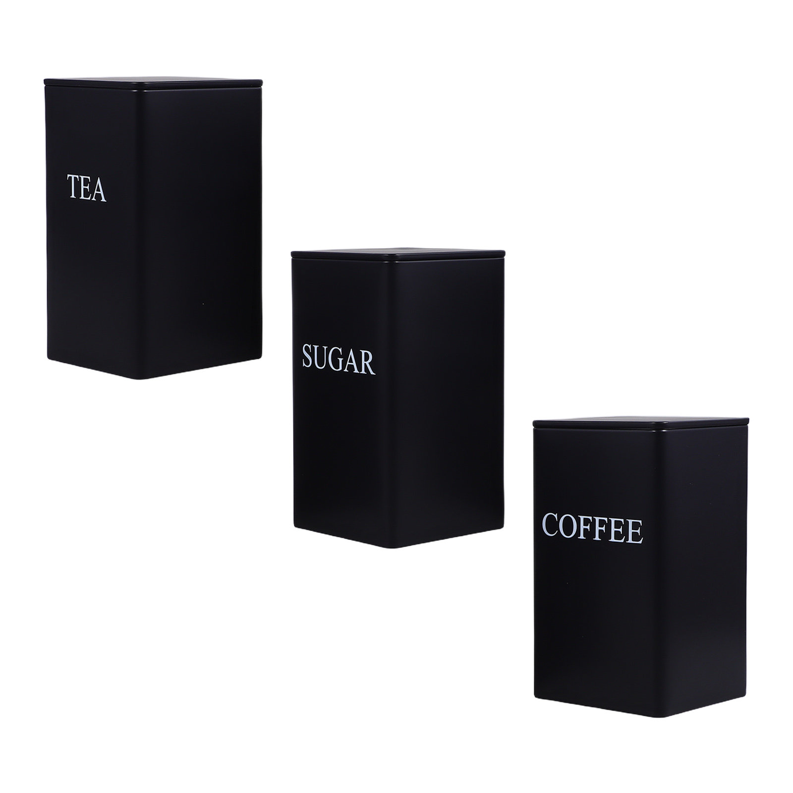 3Pcs Kitchen Storage Canisters - Coffee Tea Sugar ulasan dan harga