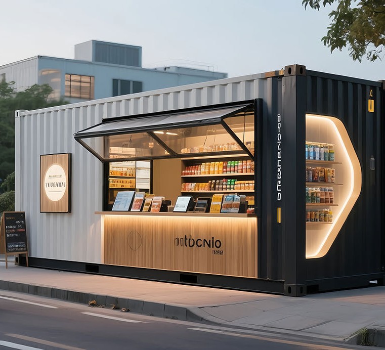 Prefab Container Coffee Shop M - Coffee Tea With Milk ulasan dan harga