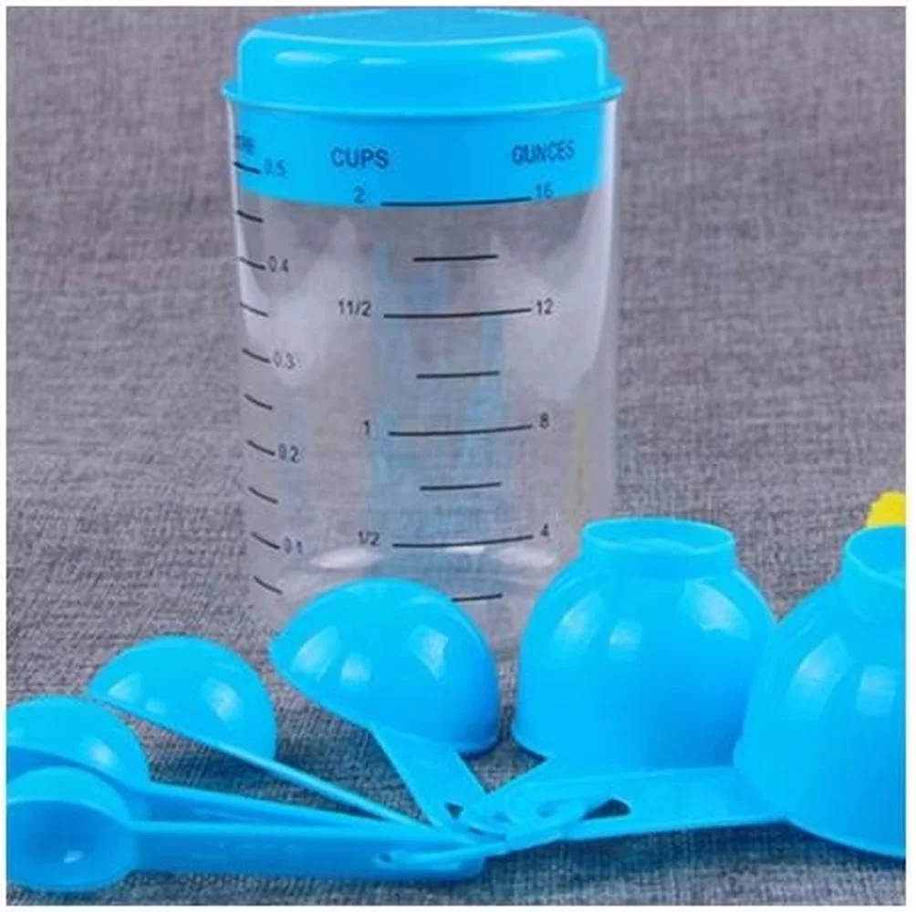 7 Pieces / Set Plastic Measuri - Coffee Tea And Sugar Set ulasan dan harga