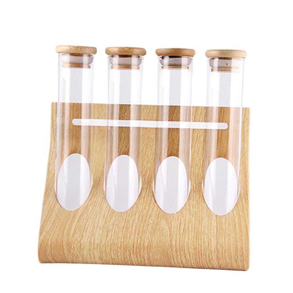 Glass Tube Storage Rack Visibl - Coffee Tea & Jane ulasan dan harga