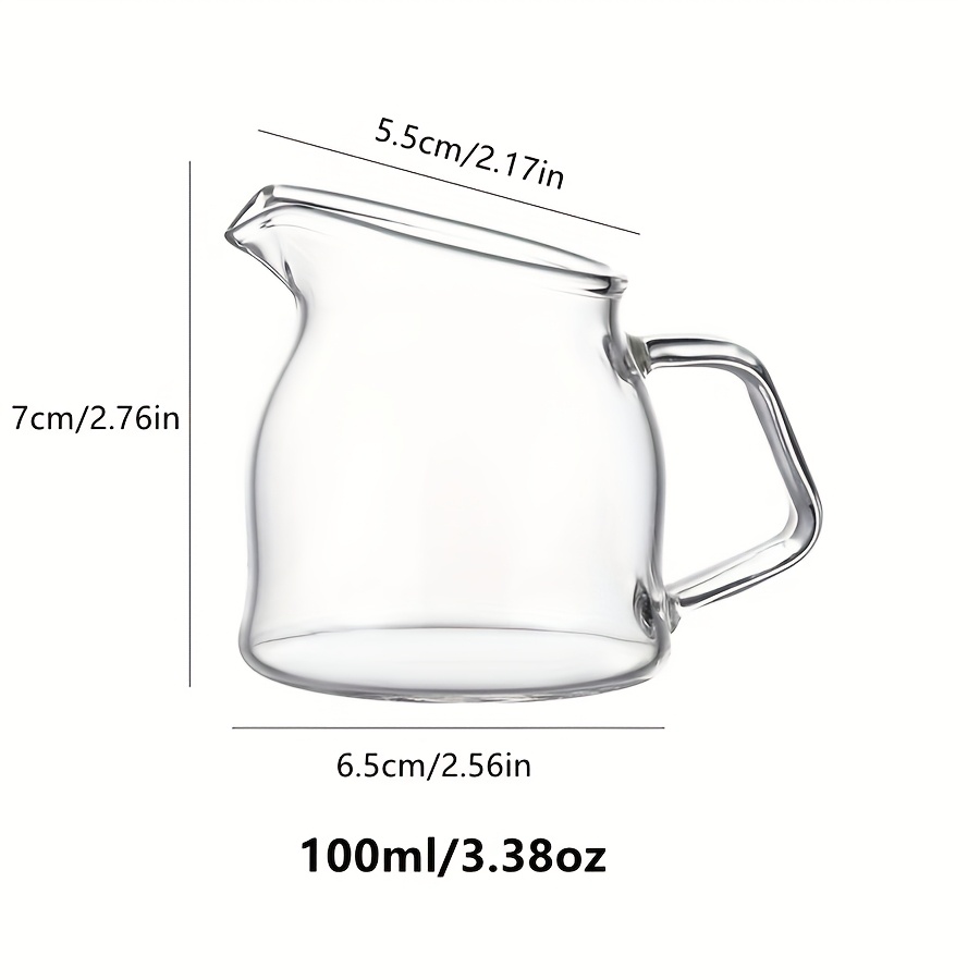 2pcs Mini Glass Espresso Cup C - Barista Milk Jug ulasan dan harga