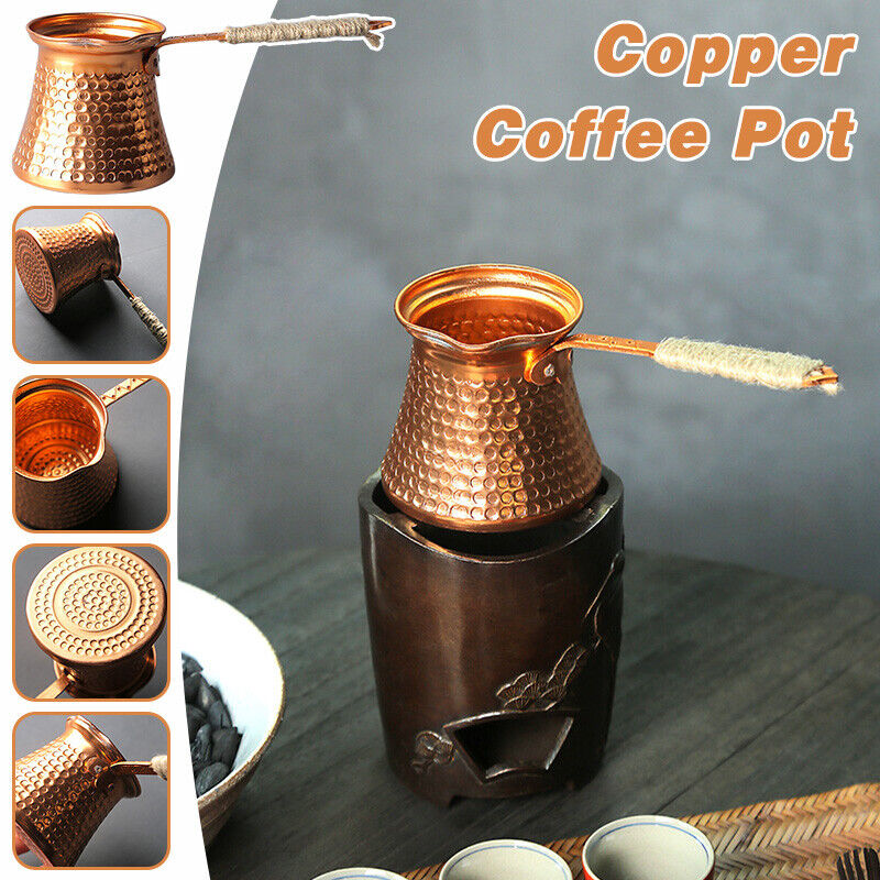 Coffee Pot Antique Copper Turk - Moka Pot Stove ulasan dan harga