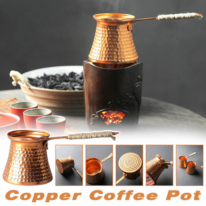 Coffee Pot Antique Copper Turk - Moka Pot Stove ulasan dan harga