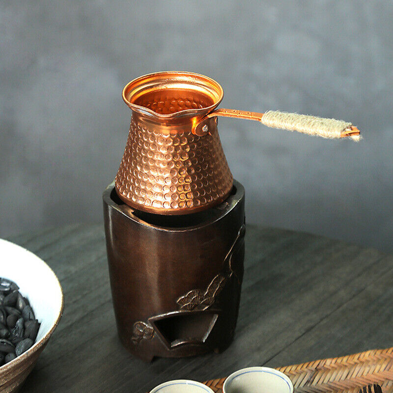 Coffee Pot Antique Copper Turk - Moka Pot Stove ulasan dan harga