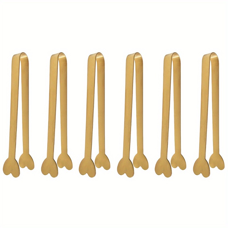 4/6PCS Stainless Steel Heart-S - Coffee Tea Sugar ulasan dan harga