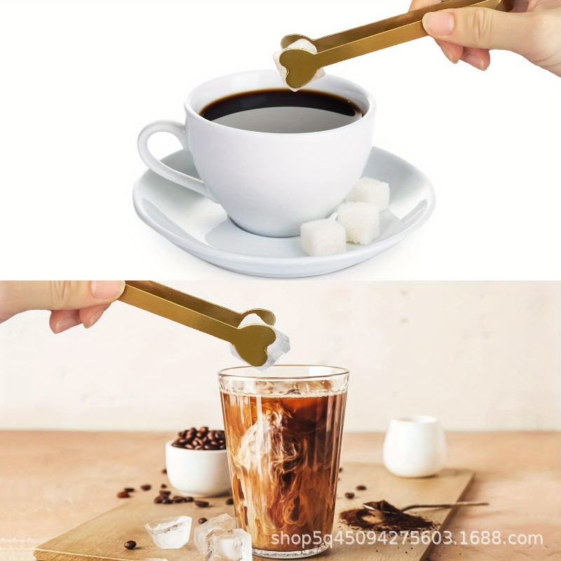 4/6PCS Stainless Steel Heart-S - Coffee Tea Sugar ulasan dan harga