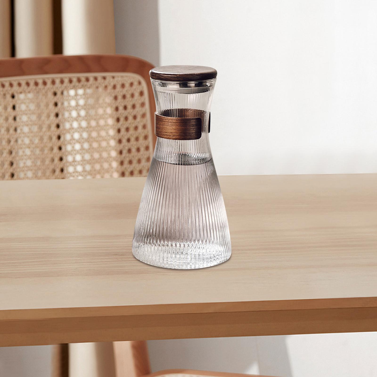 Hot Cold Glass Pitcher Walnut  - Barista Milk Jug ulasan dan harga