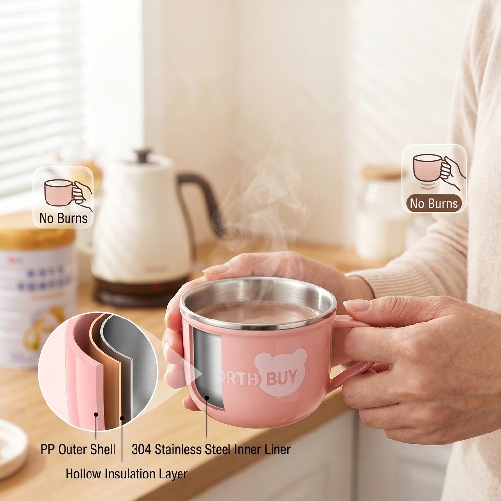 Cute Coffee Mug 304 Stainless  - Xbloom Coffee Tea ulasan dan harga