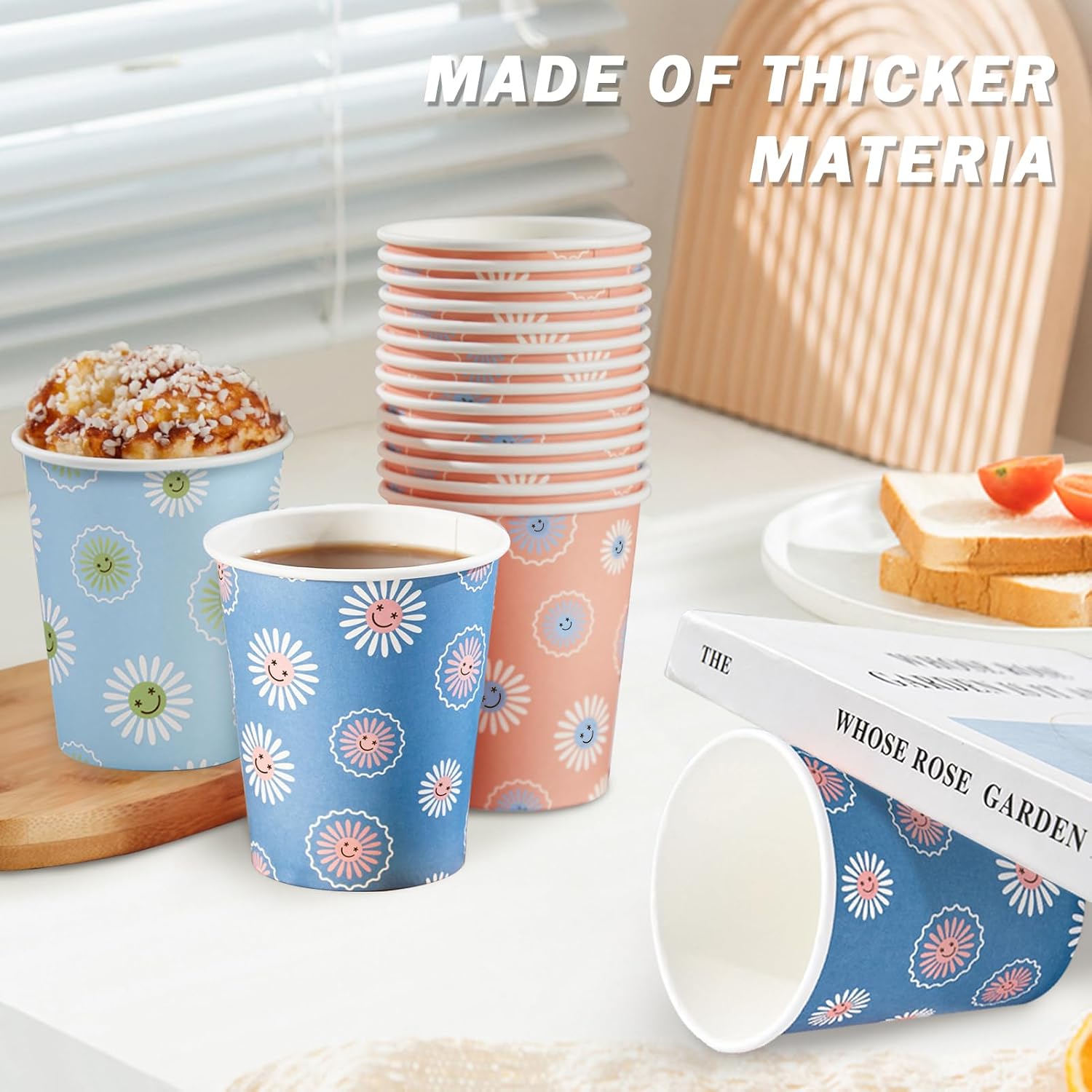 300 Pack 8oz Disposable Paper  - Coffee Tea Images ulasan dan harga