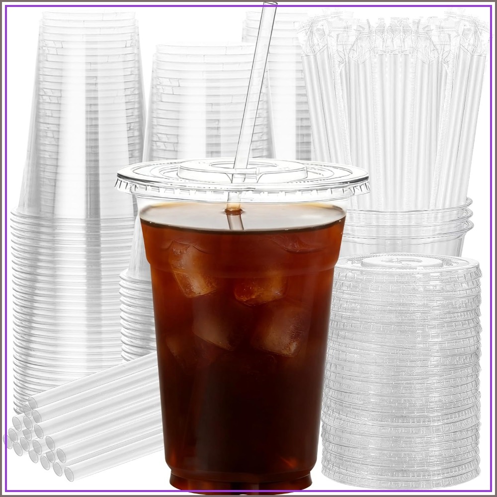 50 Pack 16oz Disposable Cups w - Coffee Tea Images ulasan dan harga