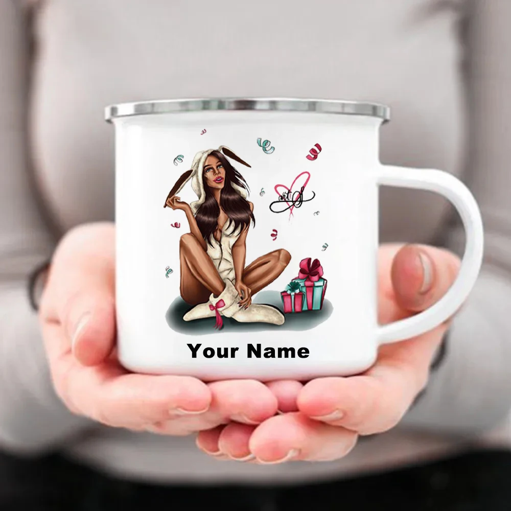 Custom Enamel Mug with Your Na - Coffee Tea Name ulasan dan harga