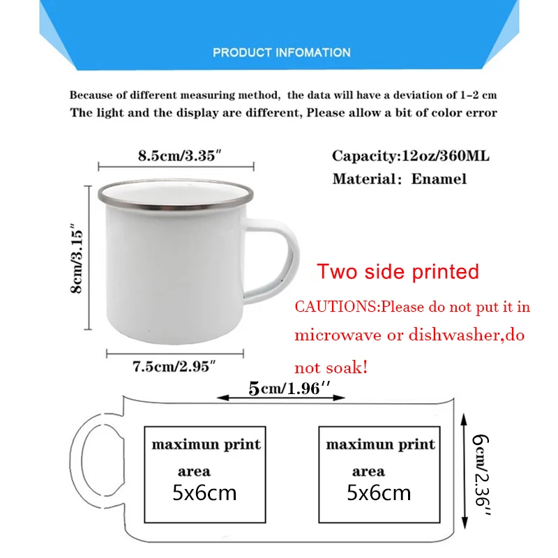 Custom Enamel Mug with Your Na - Coffee Tea Name ulasan dan harga