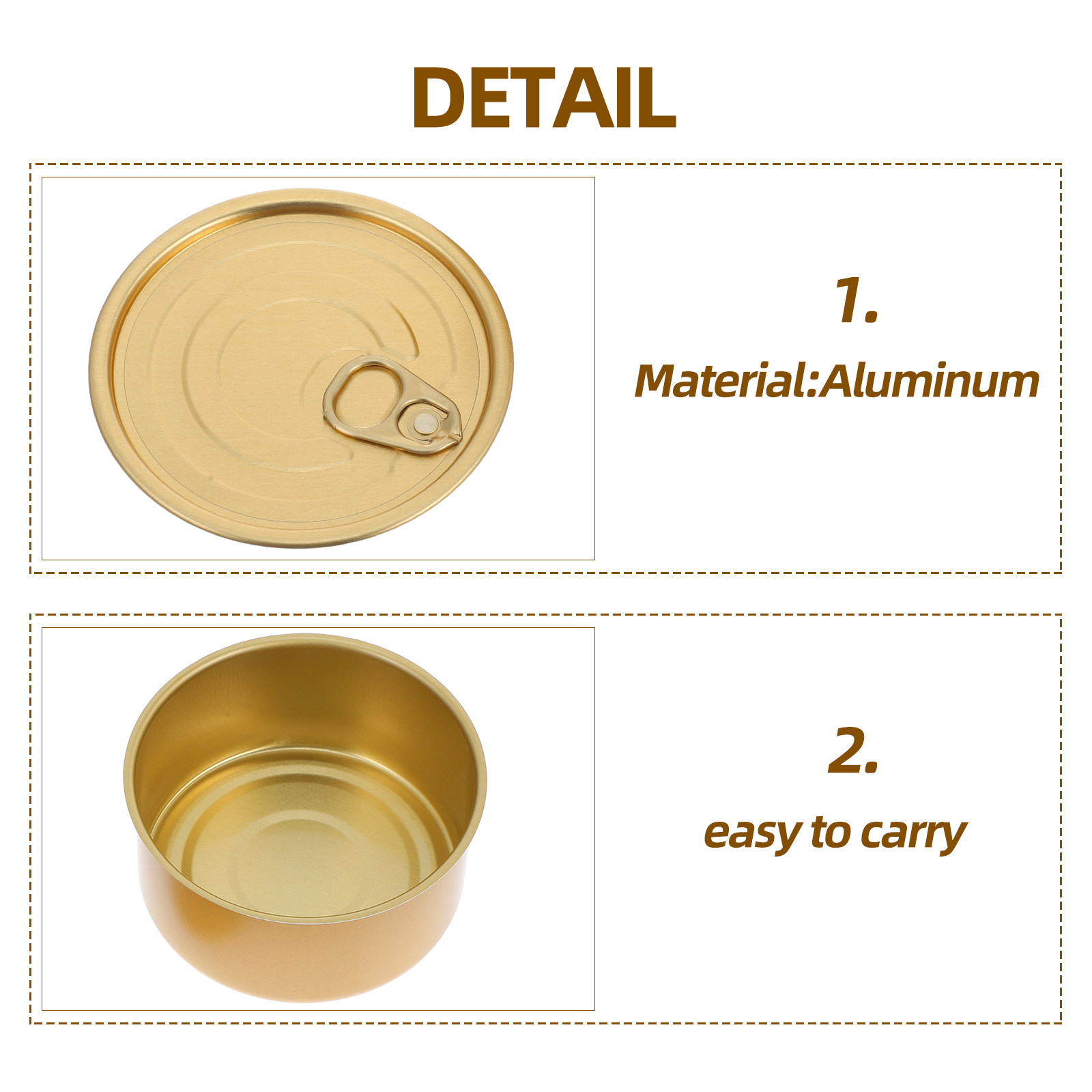 5Sets Lightweight Aluminum Pop - Coffee Tea Sugar ulasan dan harga
