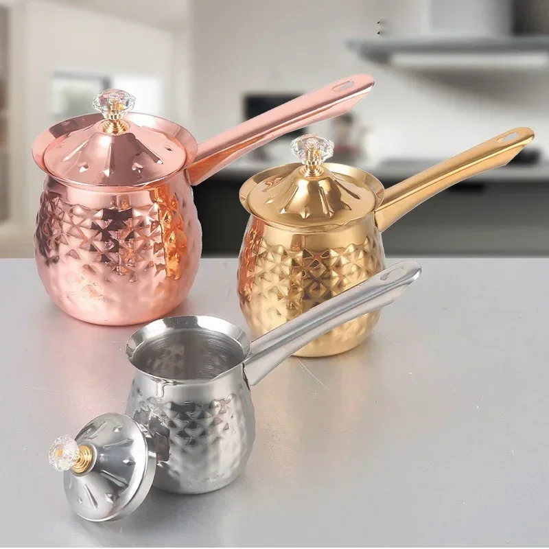 1pcs Turkish Coffee Pot Stainl - Barista Milk Jug ulasan dan harga