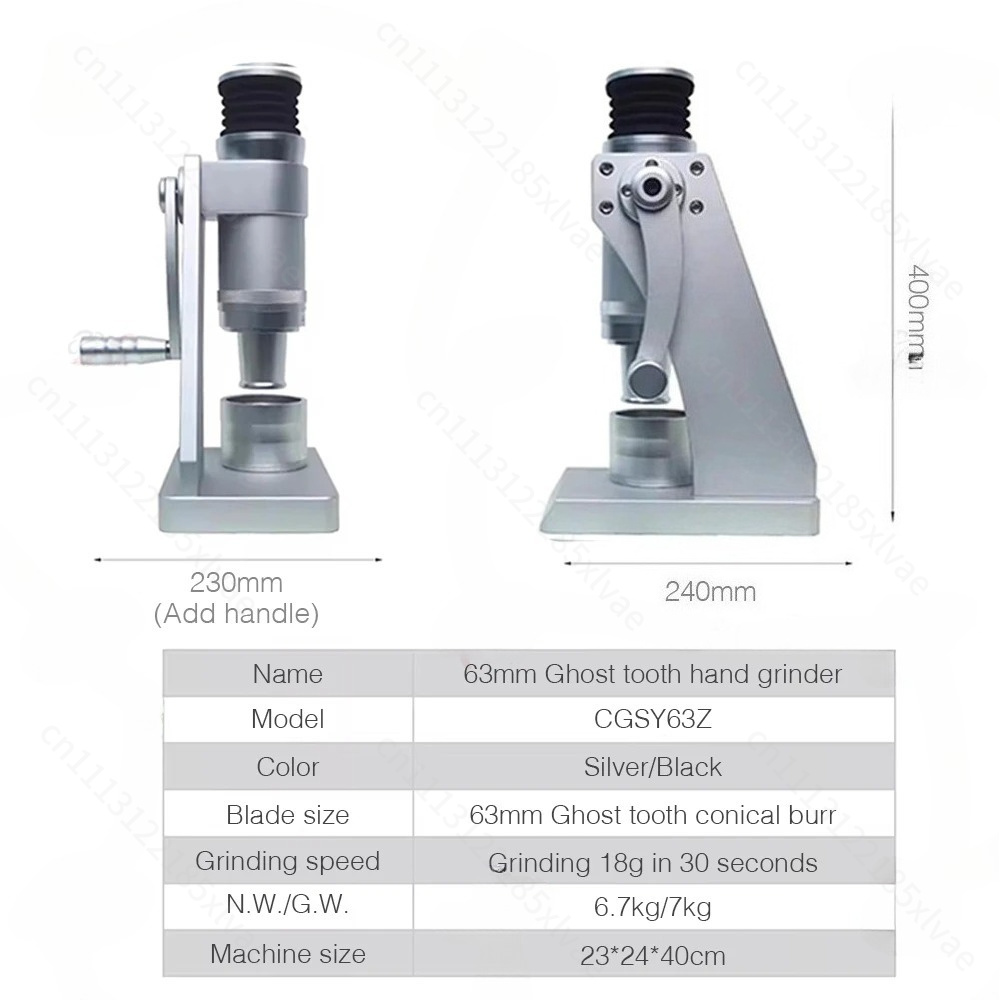 Hand Cranked 63mm Coffee Grind - Burr Hand Grinder ulasan dan harga