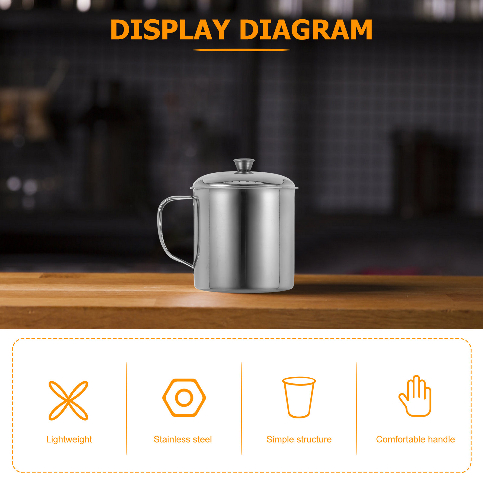 Stainless Steel Cup With Lid R - Coffee Tea & Jane ulasan dan harga