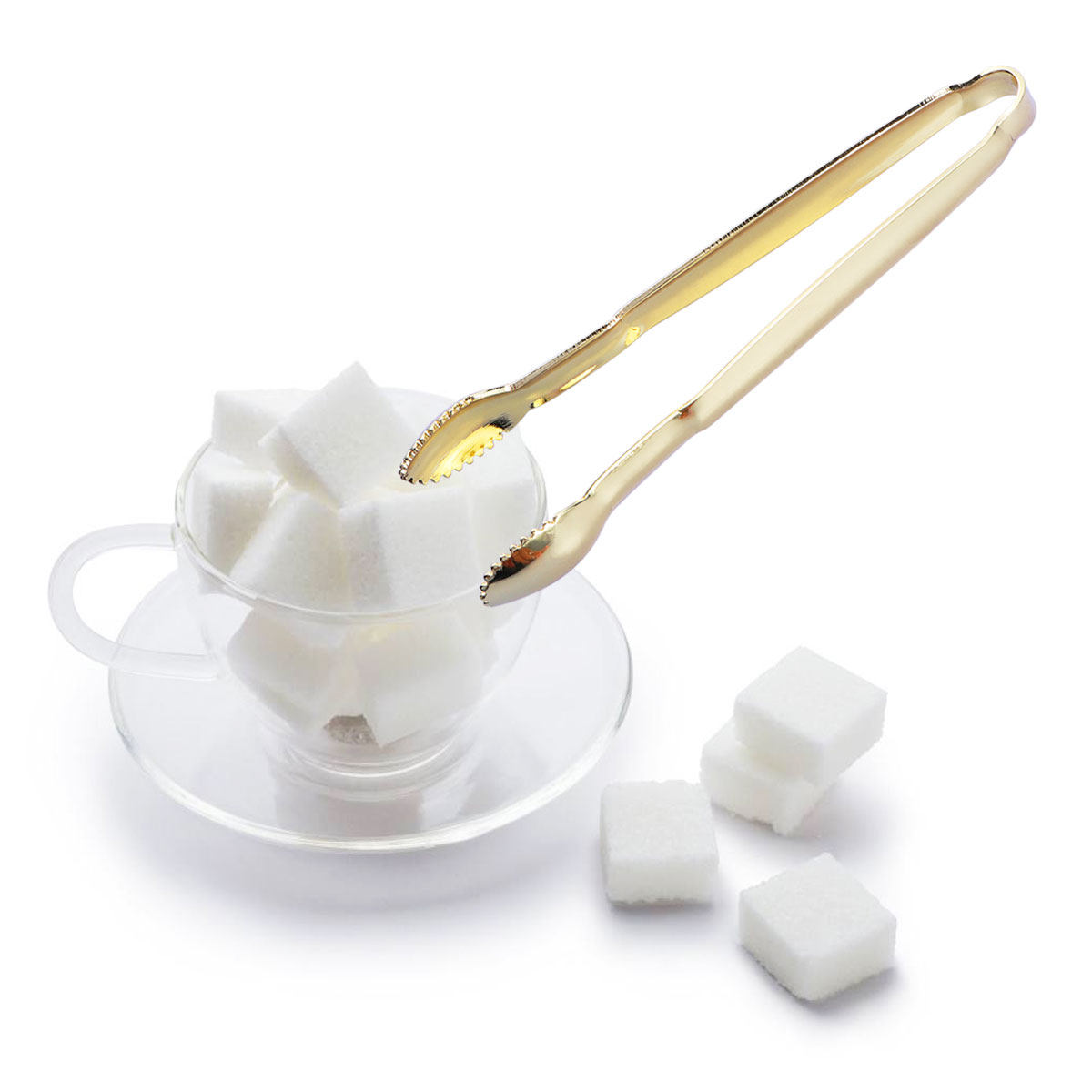 2Pcs Stainless Steel Sugar Cub - Coffee Tea Sugar ulasan dan harga