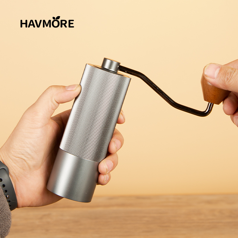 Manual Coffee Grinder 304 Stai - Burr Hand Grinder ulasan dan harga