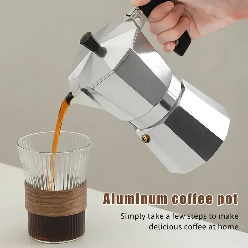 Classic Aluminum Moka Pot 50-3 - Moka Pot Stove ulasan dan harga