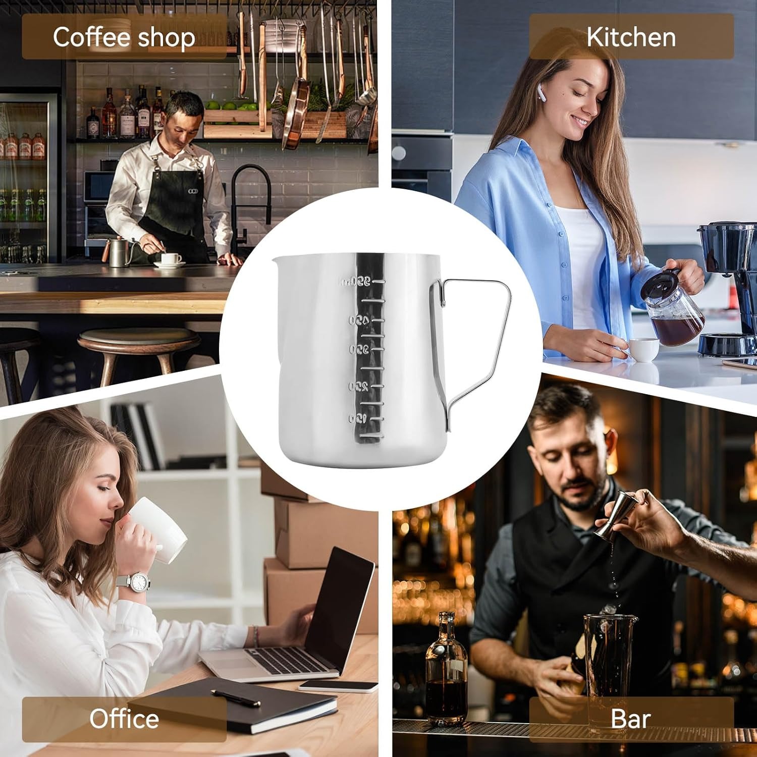 Milk Frothing Pitcher Espresso - Barista Milk Jug ulasan dan harga