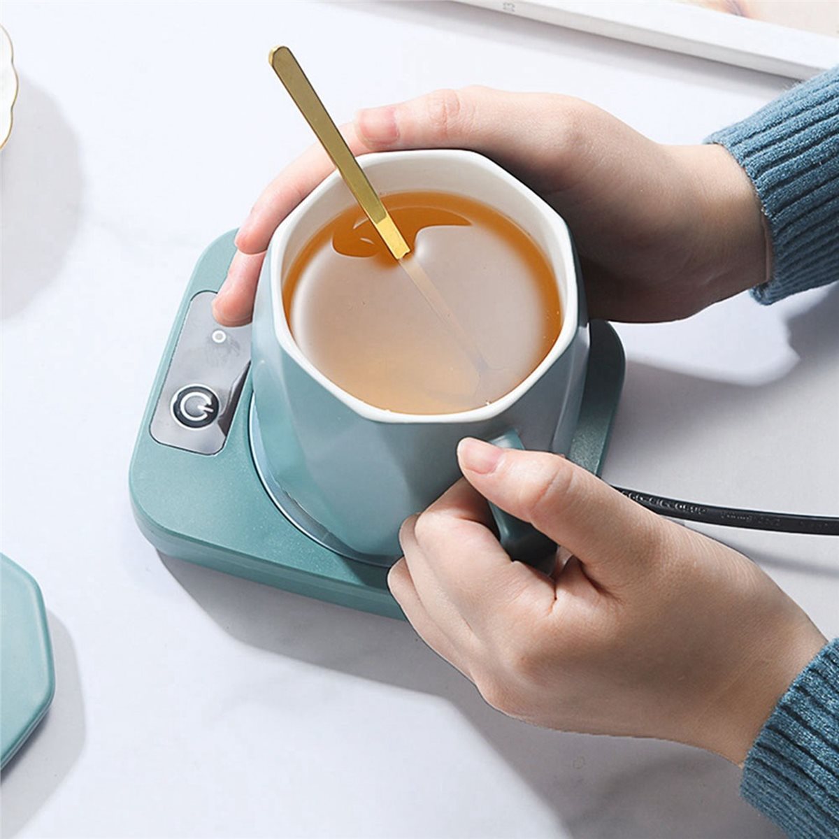 [Promotions]Mug Heater Coffee  - Coffee Tea With Milk ulasan dan harga