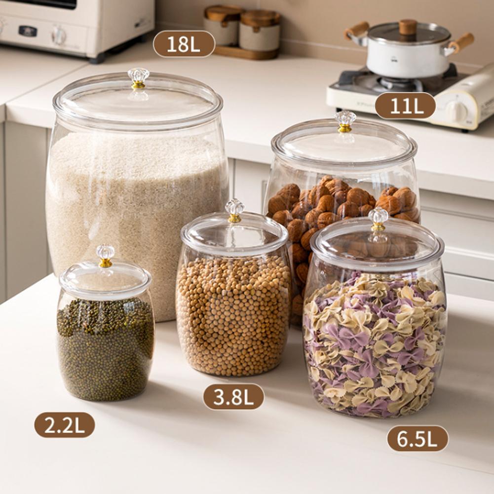 Large Transparent Plastic Seal - Coffee Tea Sugar ulasan dan harga