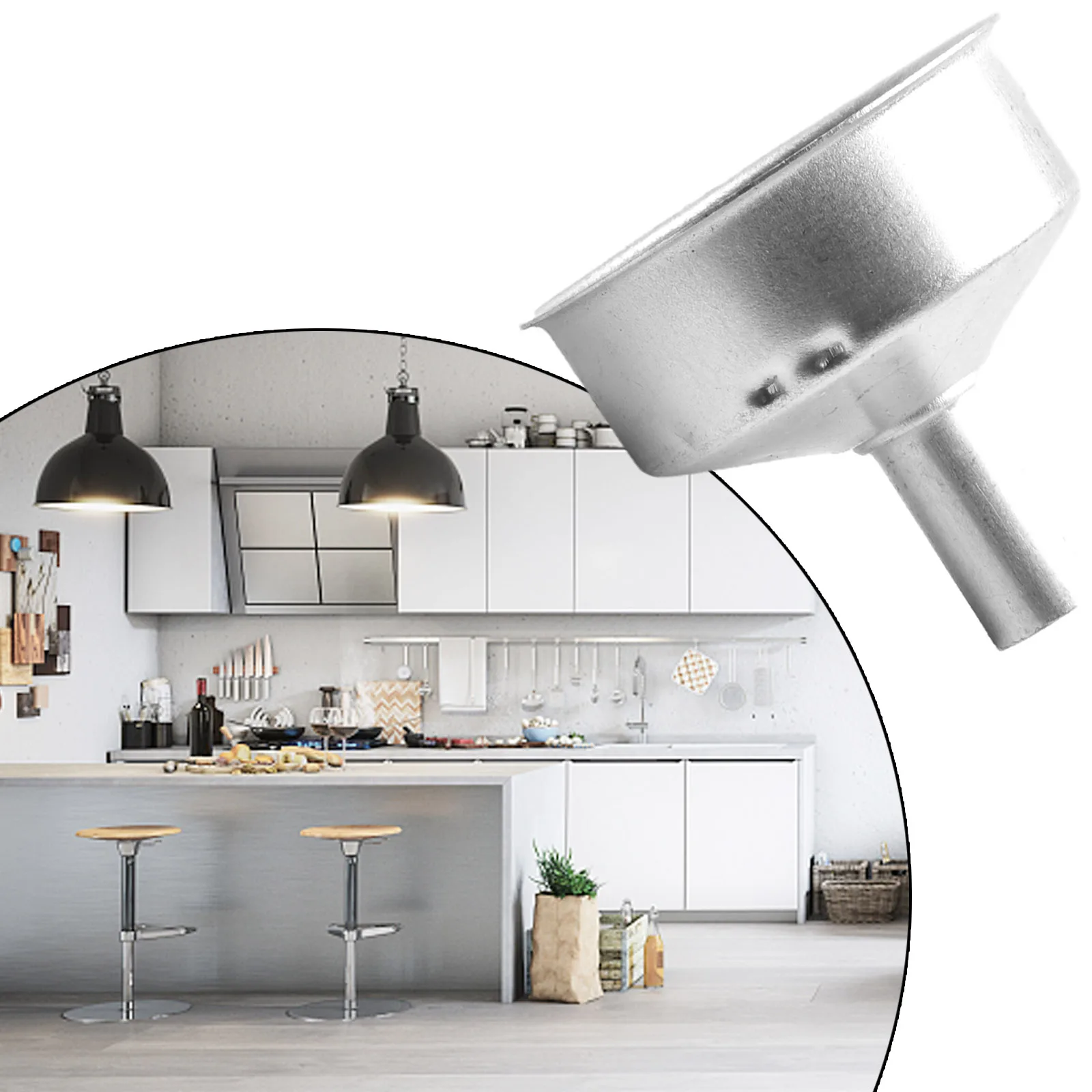 1pcs Aluminium Moka Funnel Fil - Moka Pot Stove ulasan dan harga