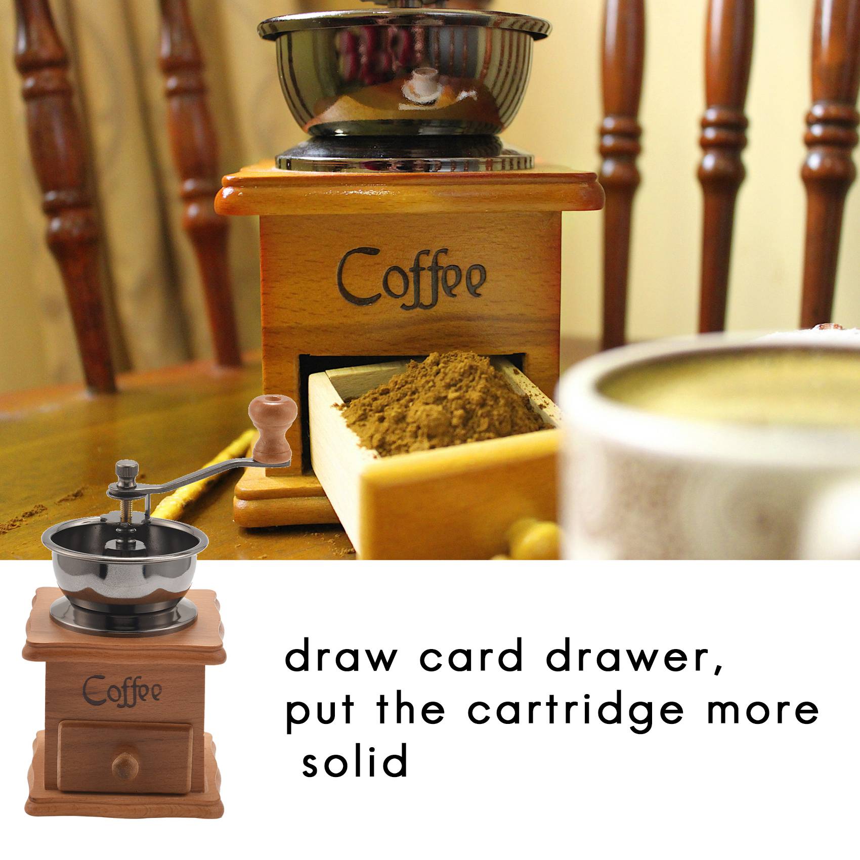[Promotions]Manual Coffee Grin - Burr Hand Grinder ulasan dan harga