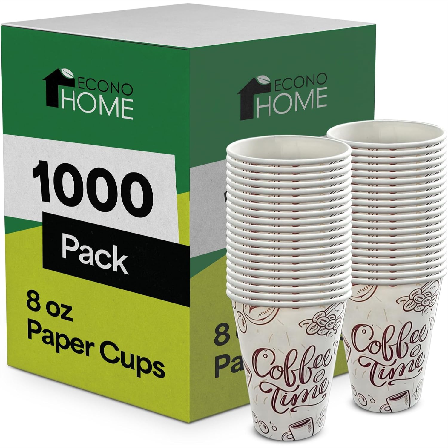 1000 Pack 8 oz Disposable Coff - Coffee Tea Images ulasan dan harga