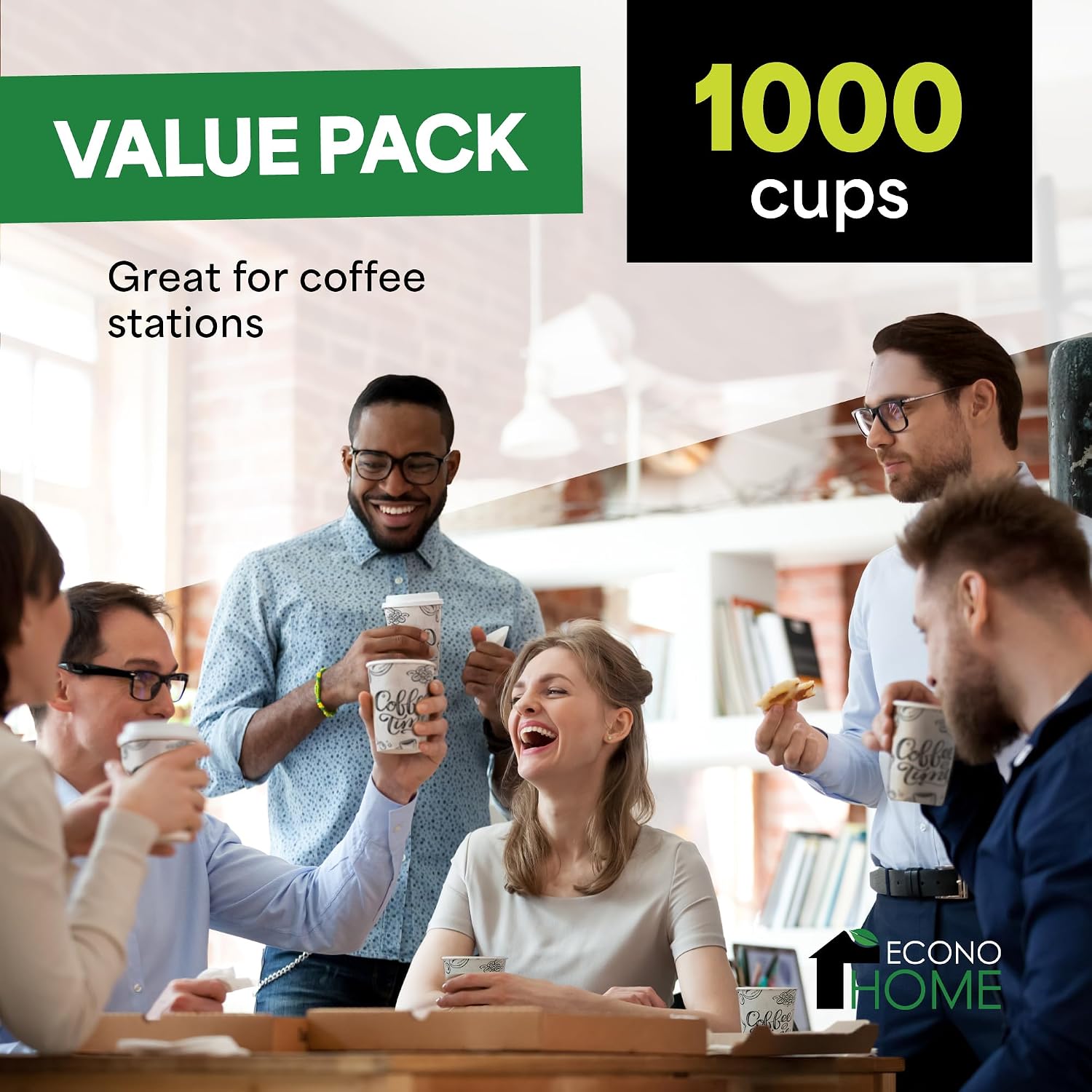 1000 Pack 8 oz Disposable Coff - Coffee Tea Images ulasan dan harga