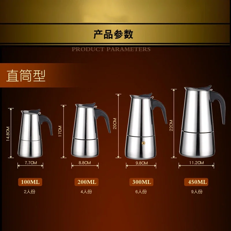 Mokka Espresso Latte Percolato - Moka Pot Stove ulasan dan harga