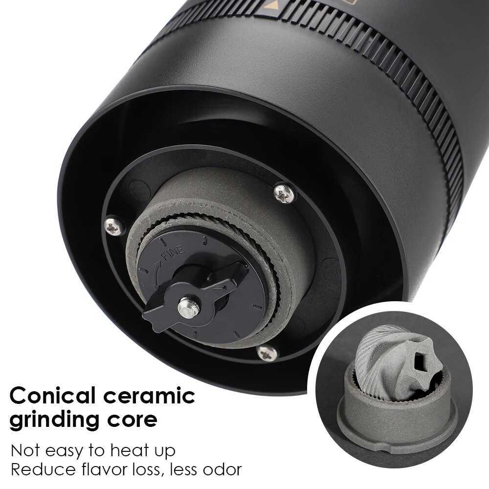 Coffee Grinder TYPE C USB Char - Burr Hand Grinder ulasan dan harga