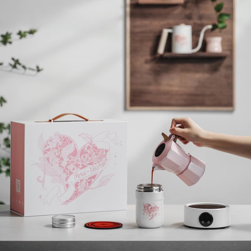 MHW-3BOMBER Moka Pot Set Espre - Moka Pot Stove ulasan dan harga
