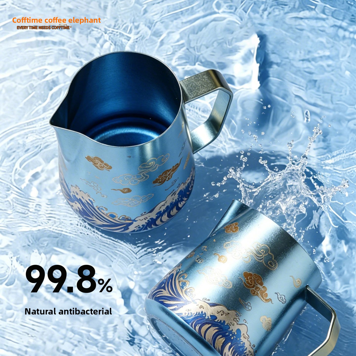 600ML Pure Titanium Milk Froth - Barista Milk Jug ulasan dan harga