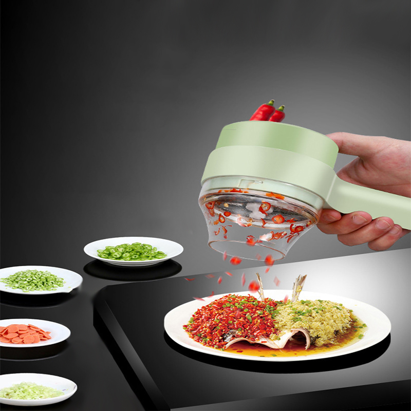 4In1 Electric Vegetable Cutter - Burr Hand Grinder ulasan dan harga