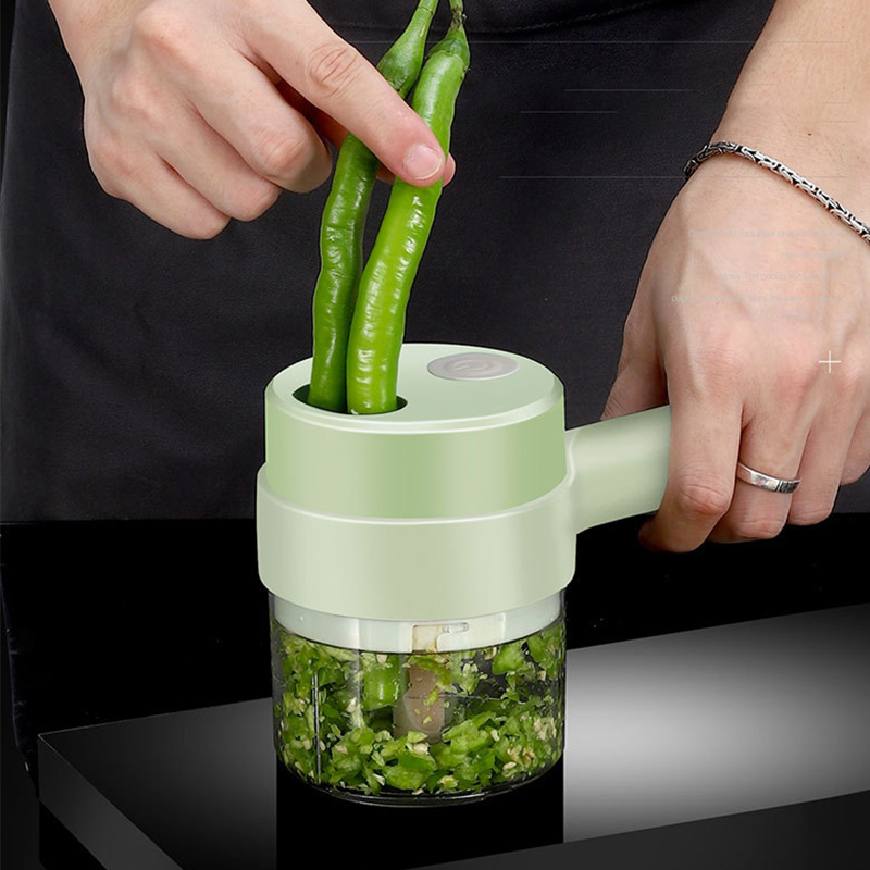 4In1 Electric Vegetable Cutter - Burr Hand Grinder ulasan dan harga