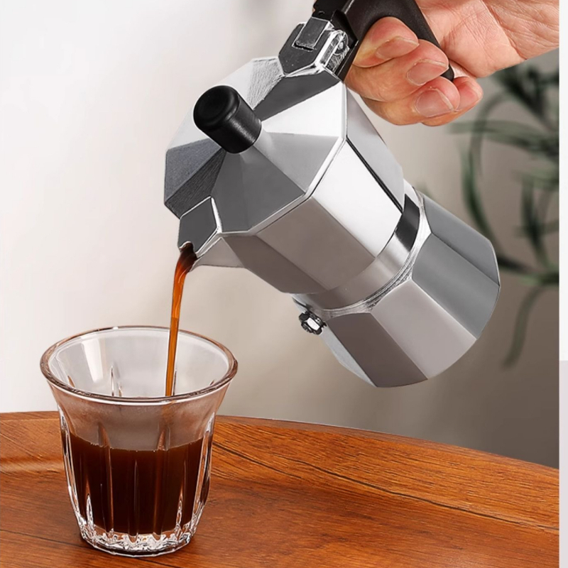 Moka Pot Italian Coffee Machin - Moka Pot Stove ulasan dan harga