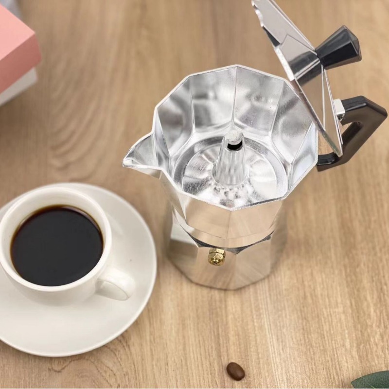 Moka Pot Italian Coffee Machin - Moka Pot Stove ulasan dan harga